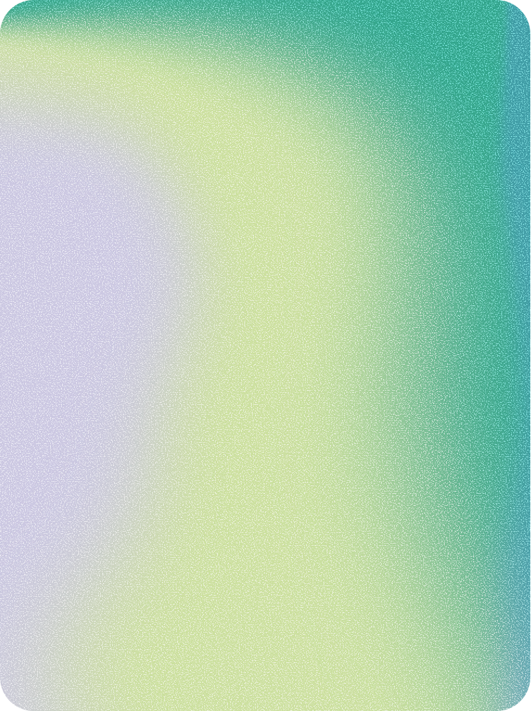 Purple to lime to teal gradient pattern with a noise texture.